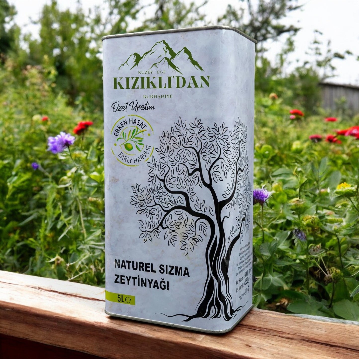 Kızıklıdan Teneke Naturel Sızma Zeytinyağı