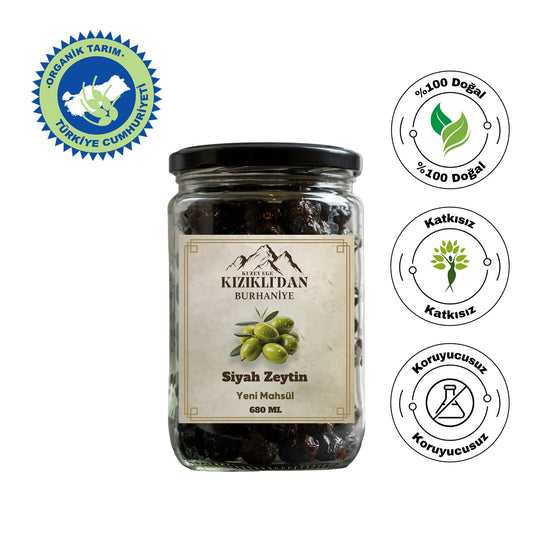 Siyah zeytin 680 gr